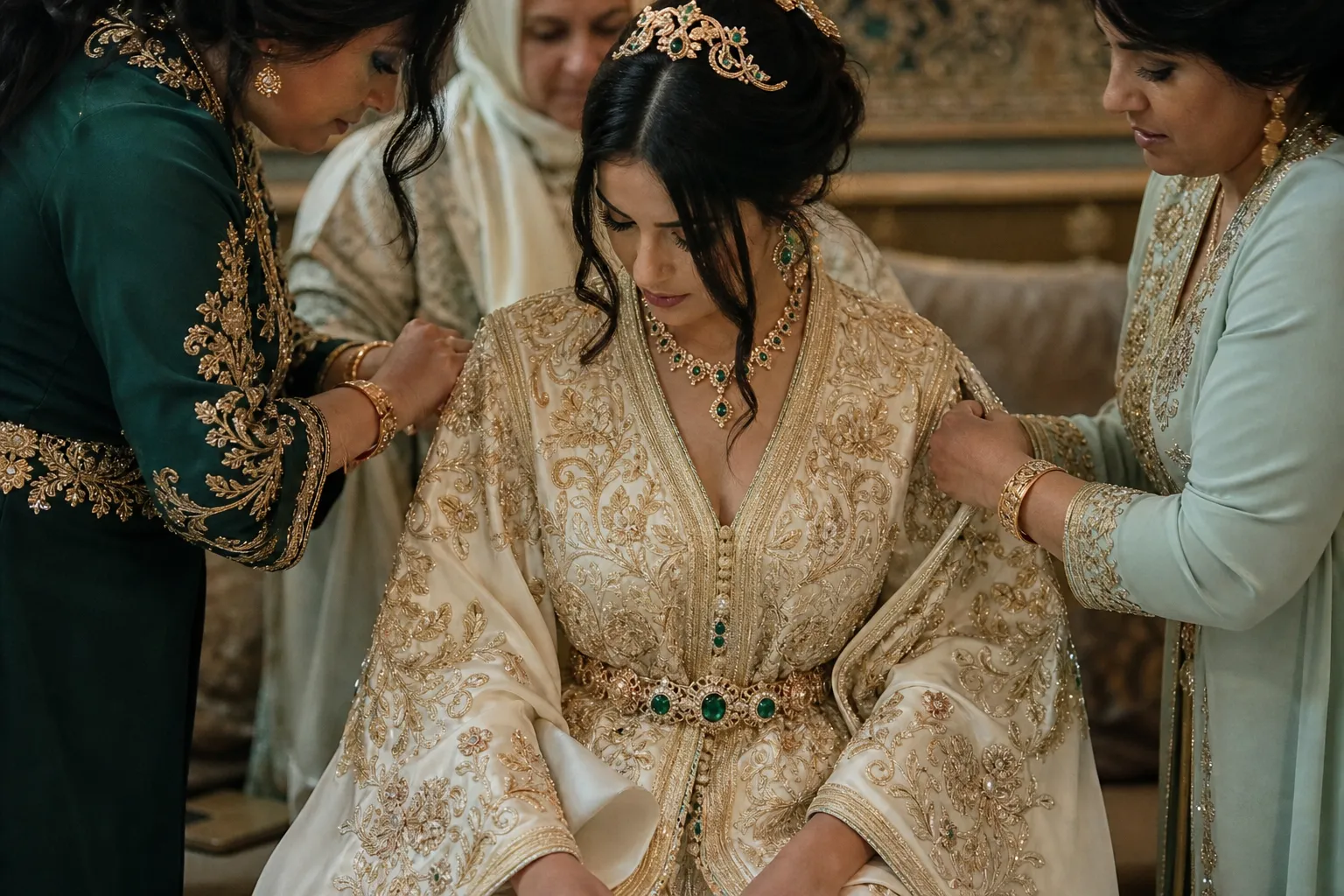 Moroccan Wedding Caftan Change Photo Checklist