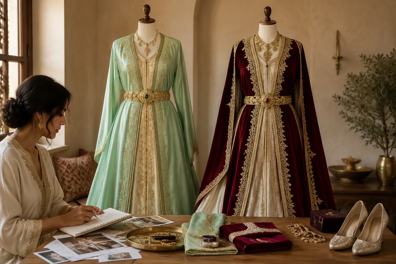 Moroccan Wedding Caftan Changes On A Budget